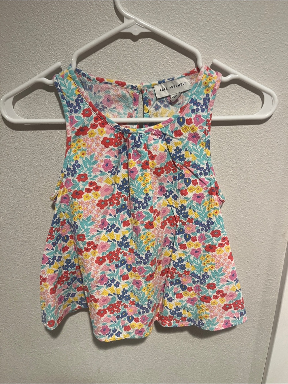 Mini Boden Floral Tank Top - Multicolor